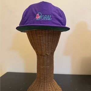 Purple Doral Golf Cap
